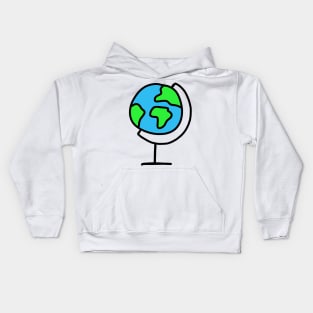 Cute Globe Kids Hoodie